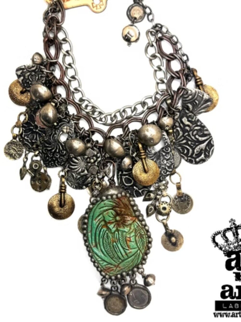 Art by Amy Labbe - Thanatos Necklace - Picture 6 of 6